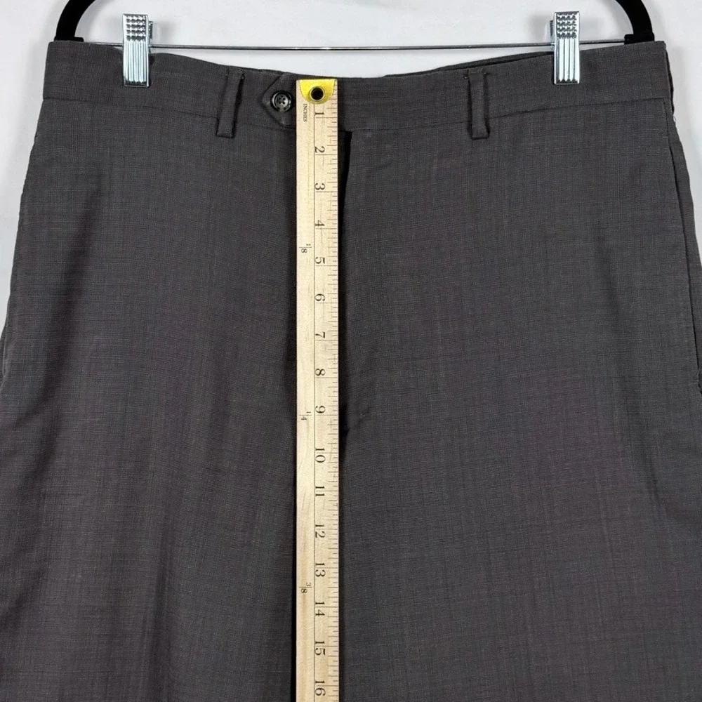 Jos A Bank Suit 40R 34x28 100% Wool Gray Executive Professional Preppy Wedding